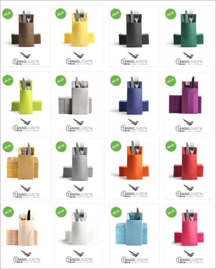 Airlaid Cepli Peçete 40×40 1/8