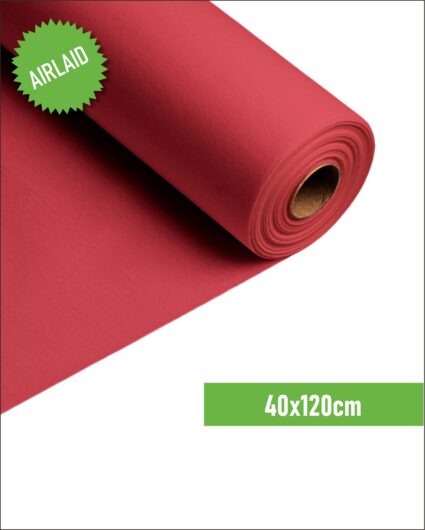 Kırmızı Airlaid 40X120 Runner / 24m.
